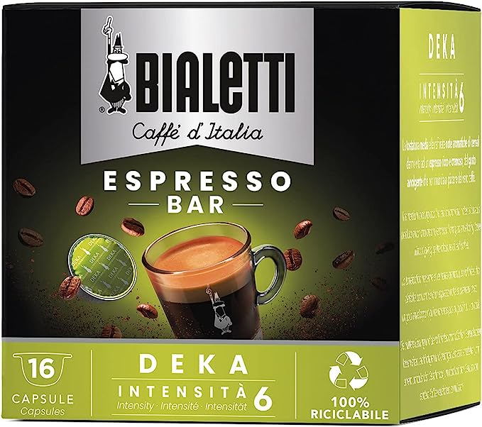 Capsule compatibili Bialetti decaffeinato - Caffè Decaffeinato